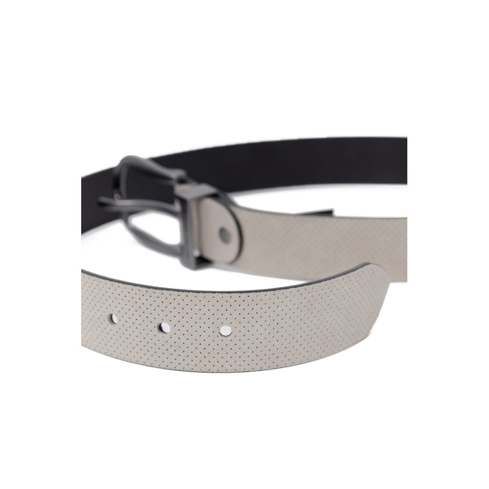 Antony Morato White Leather Belt