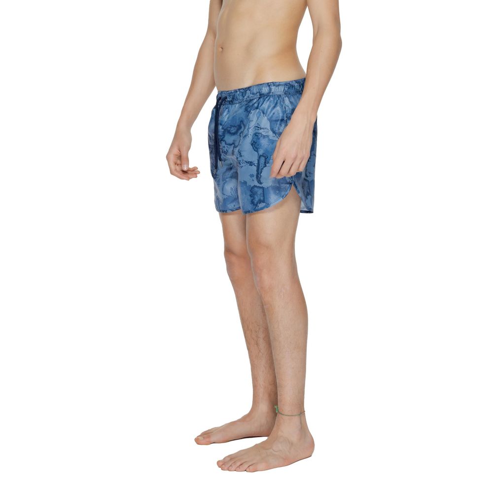 Alviero Martini Prima Classe Blue Polyester Swimwear