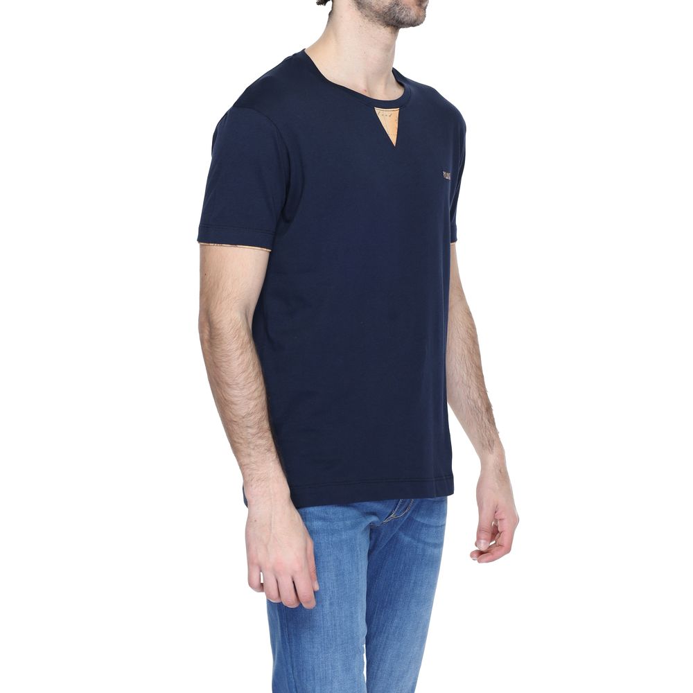 Alviero Martini Prima Classe Blue Cotton T-Shirt