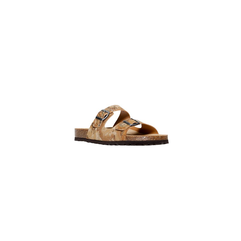 Alviero Martini Prima Classe Beige Textile Sandal