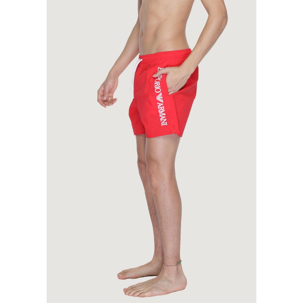 Emporio Armani Underwear Red Polyamide Swimwear