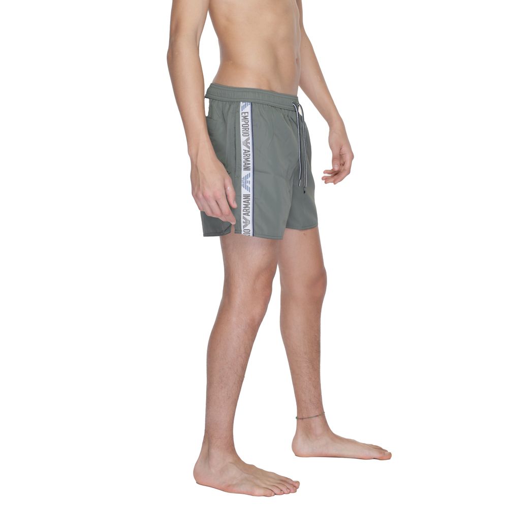 Emporio Armani Underwear Green Polyester Swimwear