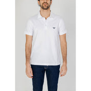 Emporio Armani Underwear White Cotton Polo Shirt