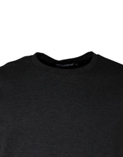 Dolce & Gabbana Dark Gray Camouflage Crew Neck T-shirt