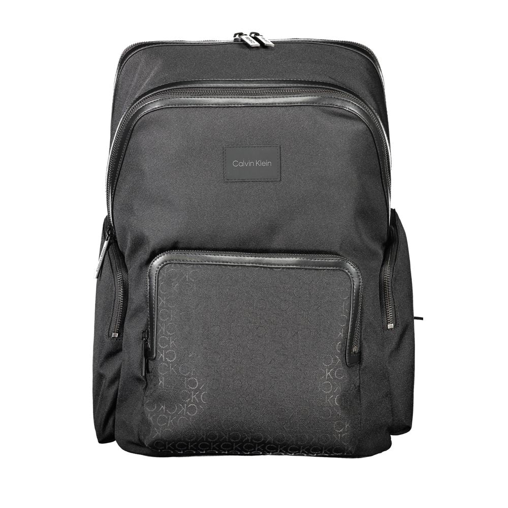 Calvin Klein Black Polyester Backpack