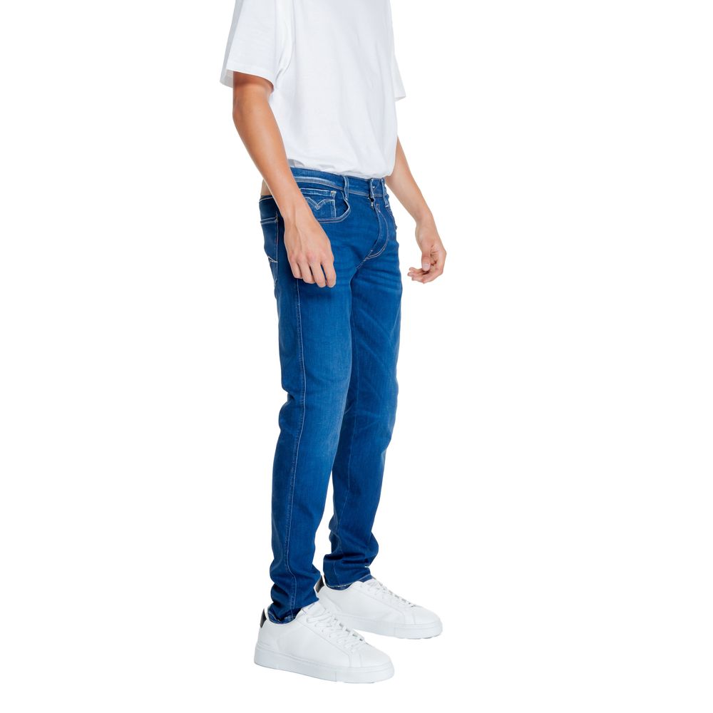 Replay Blue Cotton Jeans & Pant