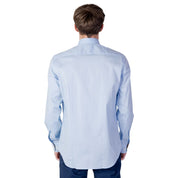 Alviero Martini Prima Classe Blue Cotton Shirt