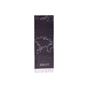 Alviero Martini Prima Classe Purple Polyacrylic Scarf