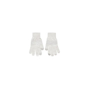 Pieces Beige Recycled Polyester Glove