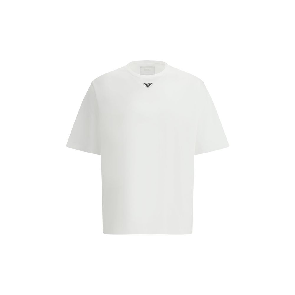 Prada T-Shirt with triangular plaque