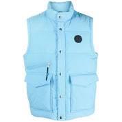 Woolrich Light Blue Polyester Vest