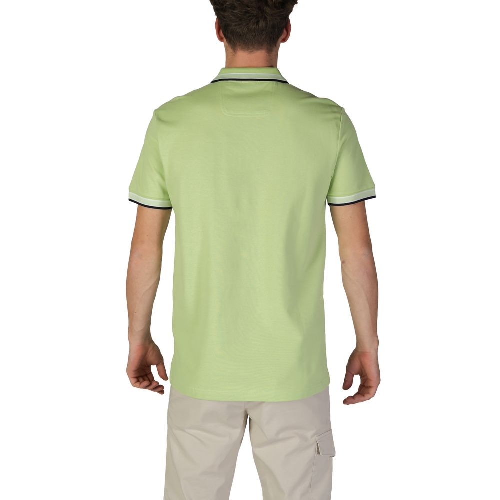 Hugo Boss Green Cotton Polo Shirt