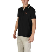 Hugo Boss Black Cotton Polo Shirt