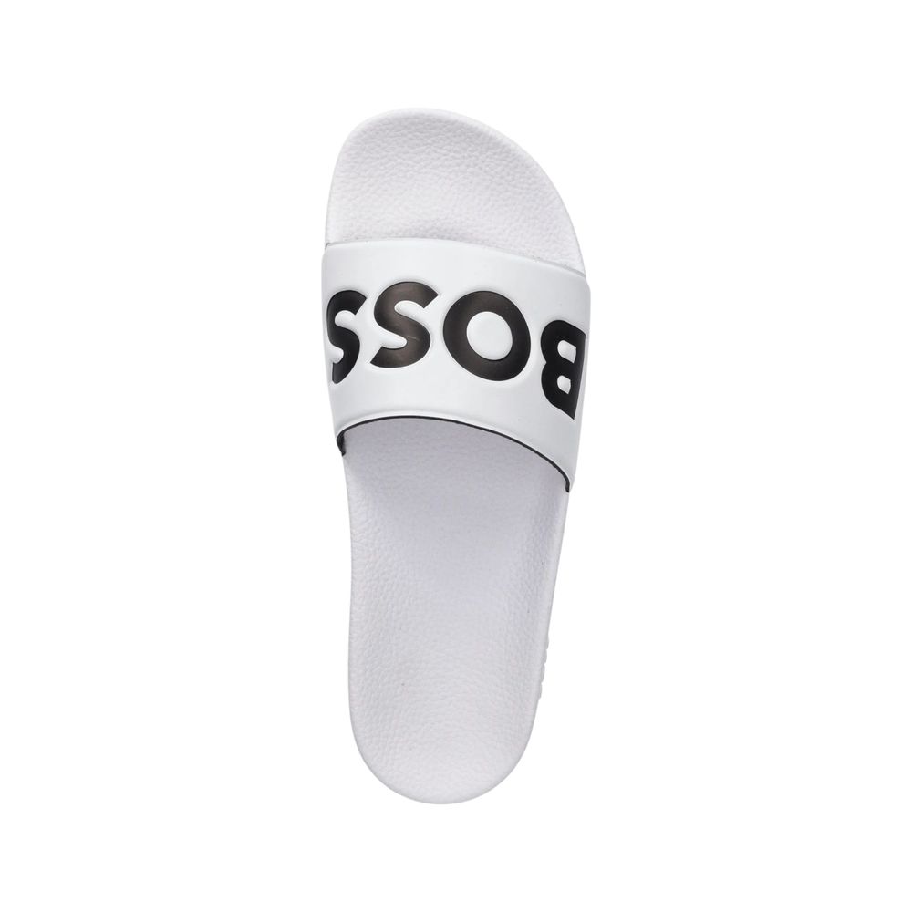 Hugo Boss White Pvc Sandal