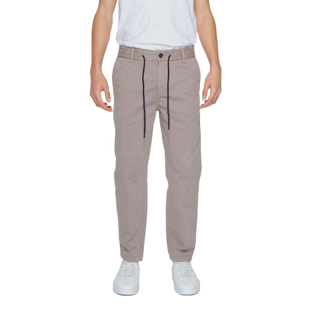 Hugo Boss Brown Cotton Jeans & Pant