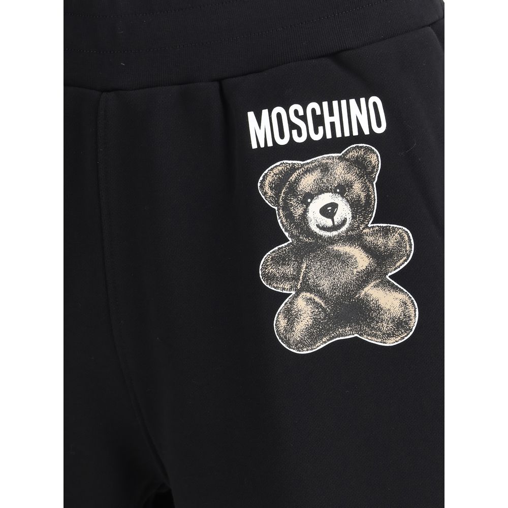 Moschino Logo Sweatpants Shorts