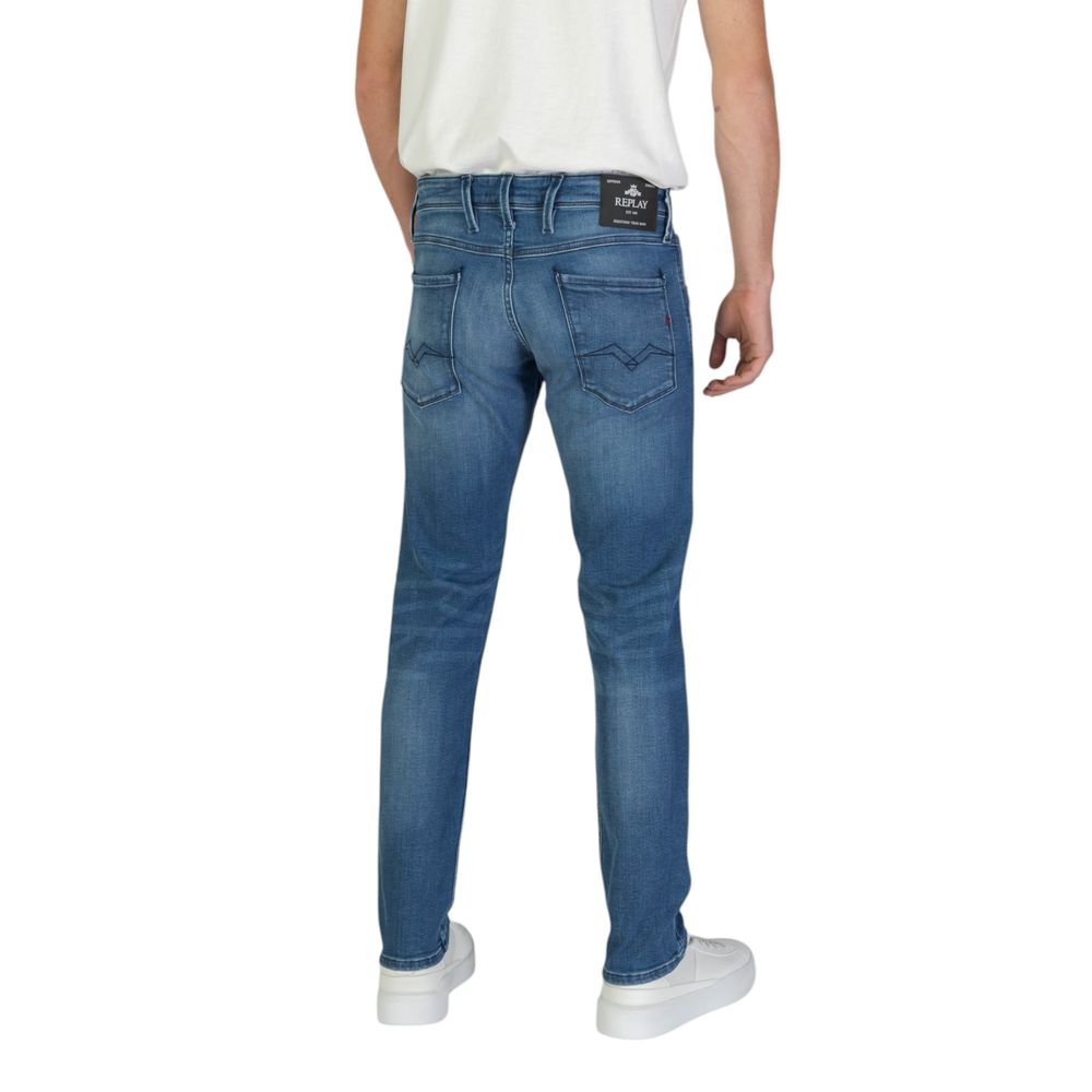 Replay Blue Cotton Jeans & Pant