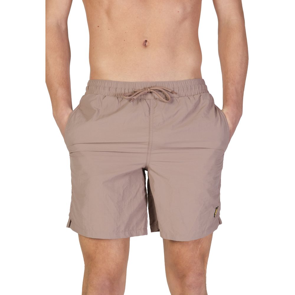 Lyle & Scott Gray Nylon Swimwear