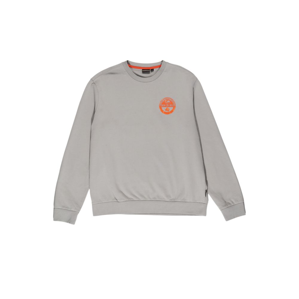 Napapijri Gray Cotton Sweater