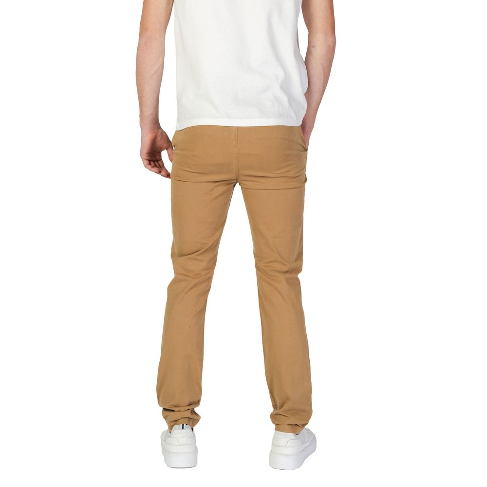 Superdry Beige Cotton Jeans & Pant