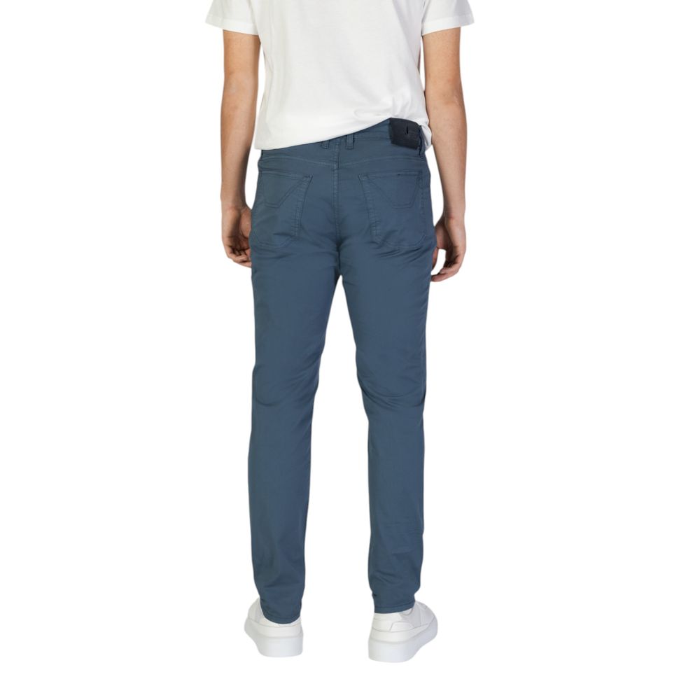 Jeckerson Blue Cotton Jeans & Pant