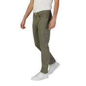 Jeckerson Green Cotton Jeans & Pant