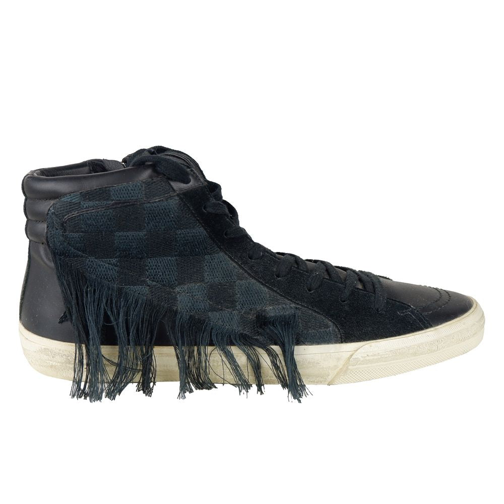 Golden Goose Black Leather Di Calfskin Sneaker