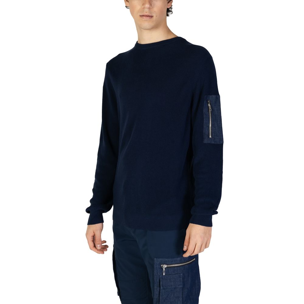 Antony Morato Blue Cotton T-Shirt