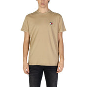 Tommy Hilfiger Jeans Beige Cotton Rigenerato T-Shirt