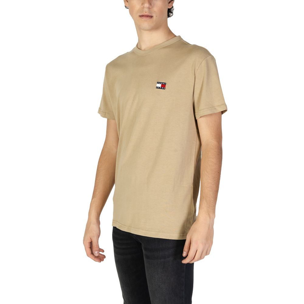 Tommy Hilfiger Jeans Beige Cotton Rigenerato T-Shirt