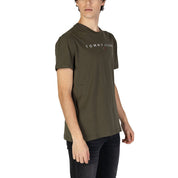 Tommy Hilfiger Jeans Green Cotton Rigenerato T-Shirt