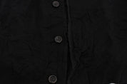 Costume National Elegant Black Merino Wool Cardigan