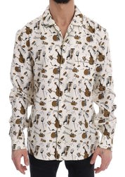 Dolce & Gabbana Exclusive Silk Casual Men's Shirt - JAZZ Motive