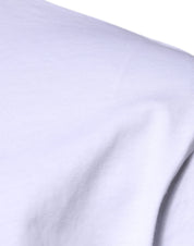 Dolce & Gabbana White DG Logo Cotton Crew Neck T-shirt