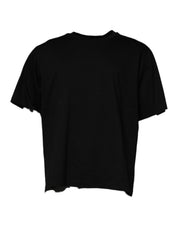 Dolce & Gabbana Black Crew Neck Short Sleeve T-shirt