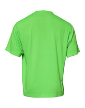 Dolce & Gabbana Green DG Logo Cotton Crew Neck T-shirt