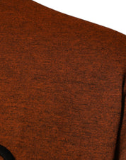 Dolce & Gabbana Brown DG Logo Cotton Crew Neck T-shirt