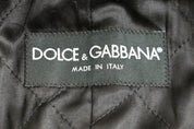 Dolce & Gabbana Sicilia Checkered Wool Blend Coat