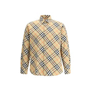 Burberry Beige Cotton Pattern Shirt
