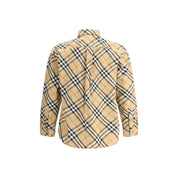 Burberry Beige Cotton Pattern Shirt