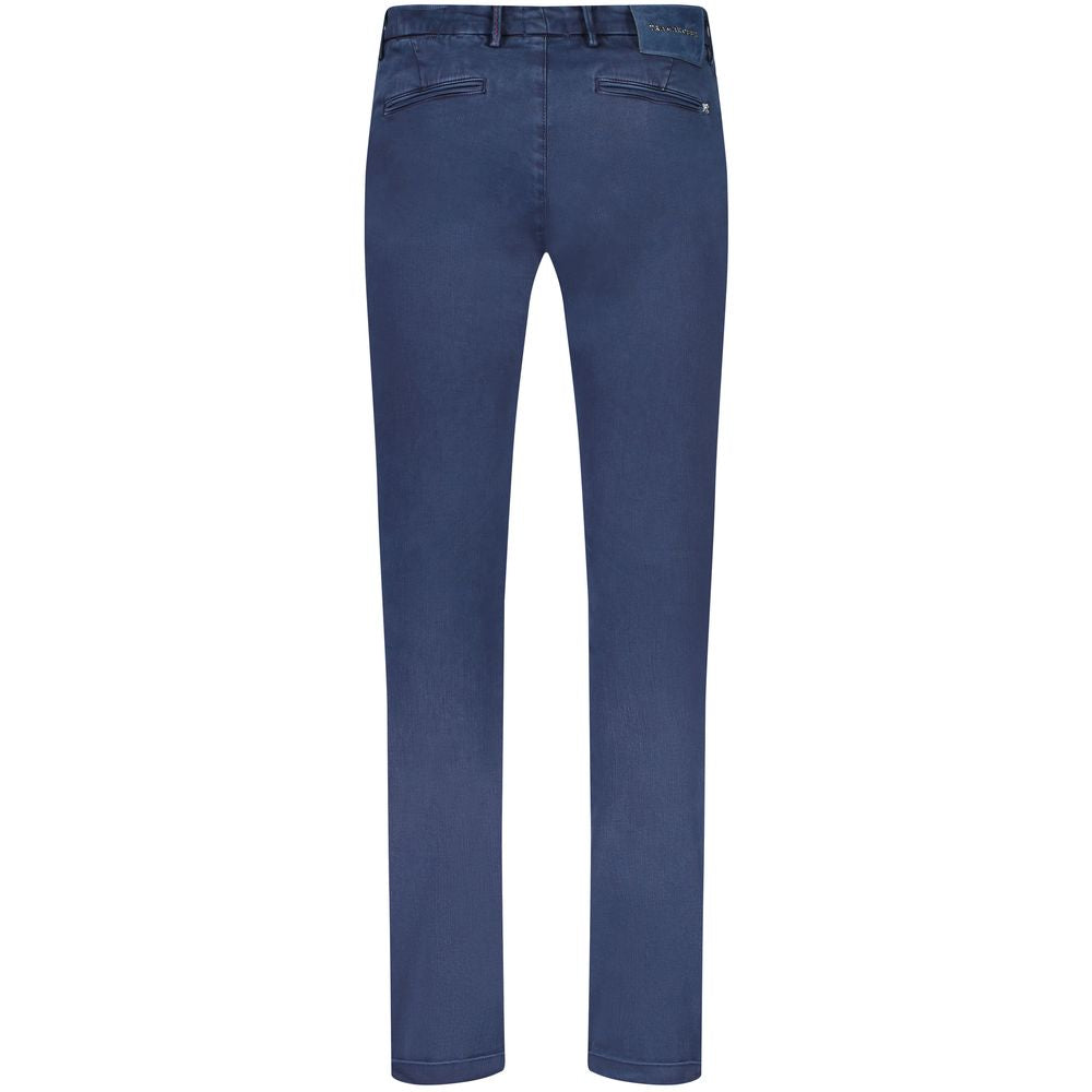 Tramarossa Blue Cotton Jeans & Pant