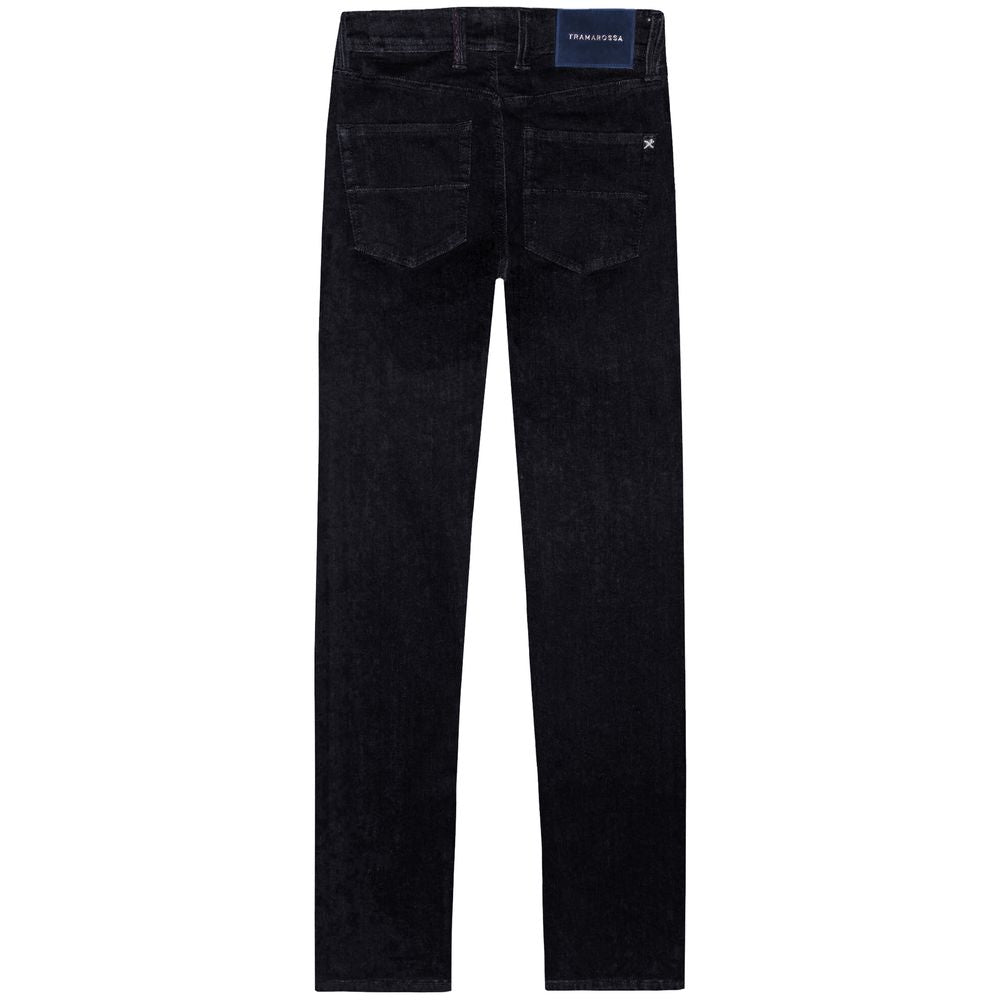 Tramarossa Black Cotton Jeans & Pant