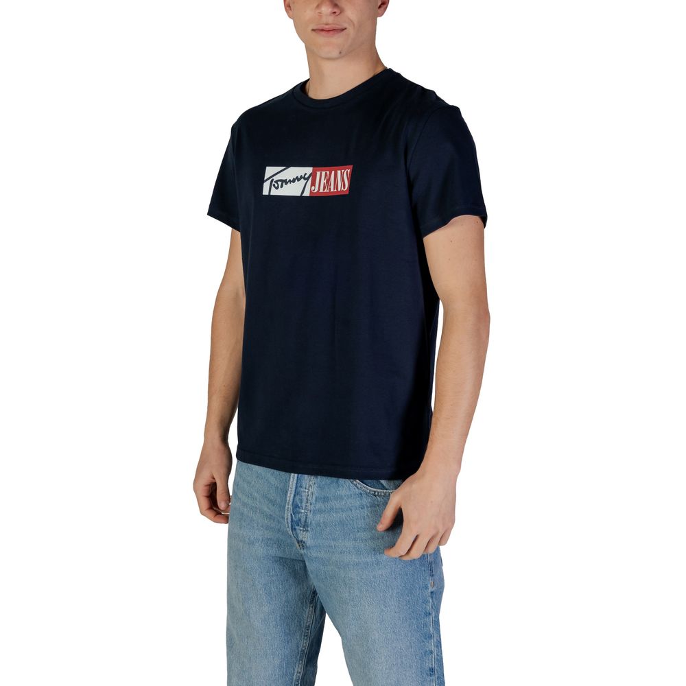 Tommy Hilfiger Jeans Blue Cotton Rigenerato T-Shirt