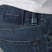 Tramarossa Blue Cotton Jeans & Pant