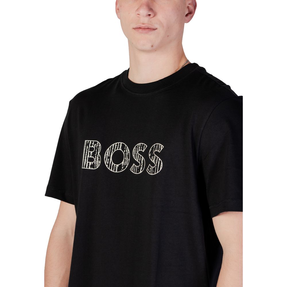 Hugo Boss Black Cotton T-Shirt