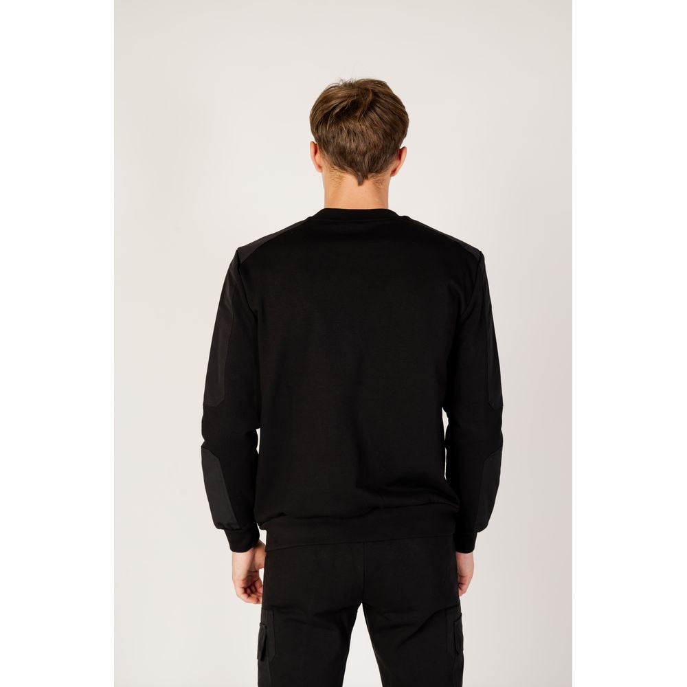 Antony Morato Black Cotton Sweater