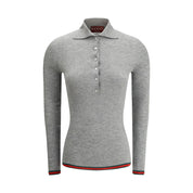 Gucci Gray Cashmere Top