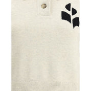 Marant Etoile White Cotton Sweatshirt