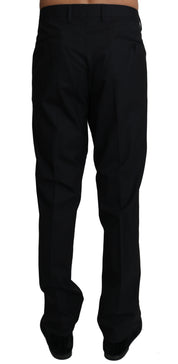 Dolce & Gabbana Elegant Black Formal Wool Blend Trousers