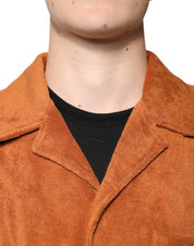 Dolce & Gabbana Hazel Cotton Velvet Button Down Collared Shirt